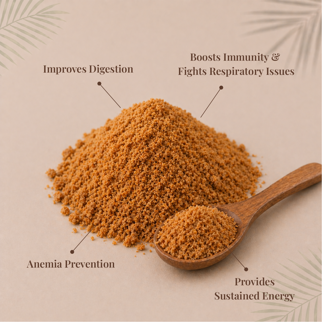 Herbal Jaggery Powder | மூலிகை நாட்டுச் சர்க்கரை